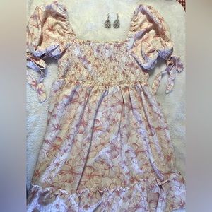 Pink Maternity Dress